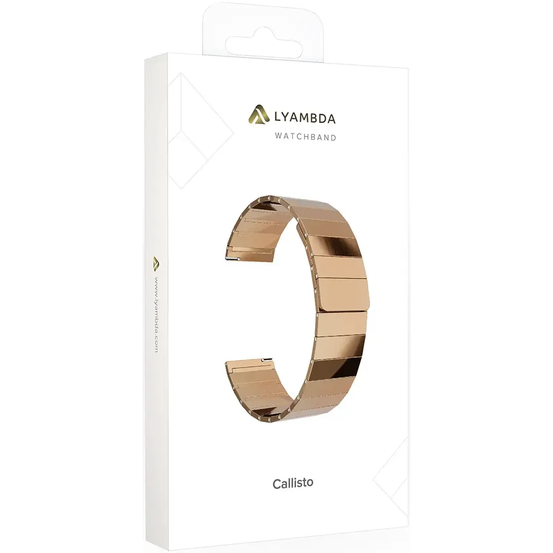 Ремешок Lyambda Callisto DSG-21-22-RG Rose Gold - фото 2