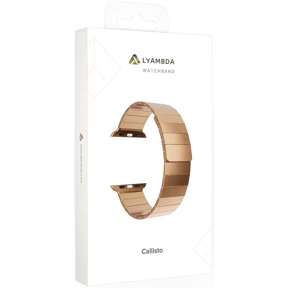 Ремешок Lyambda Callisto DSG-37-44-RG Rose Gold - фото 2
