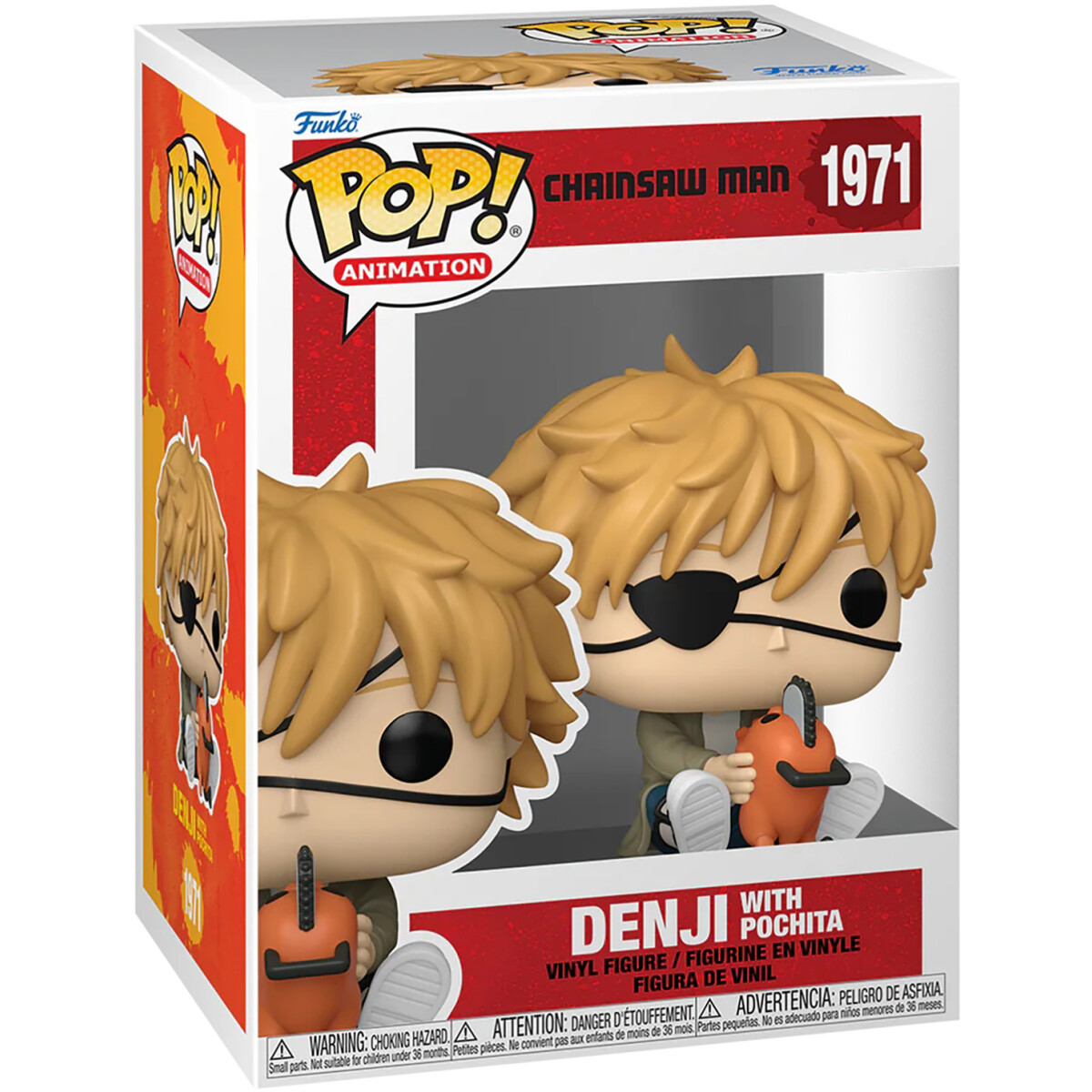 Фигурка Funko POP! Animation Chainsaw Man Denji with Pochita - 86484 - фото 2