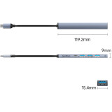 USB-концентратор Orico BHC2-5P-GY-BP (ORICO-BHC2-5P-GY-BP)