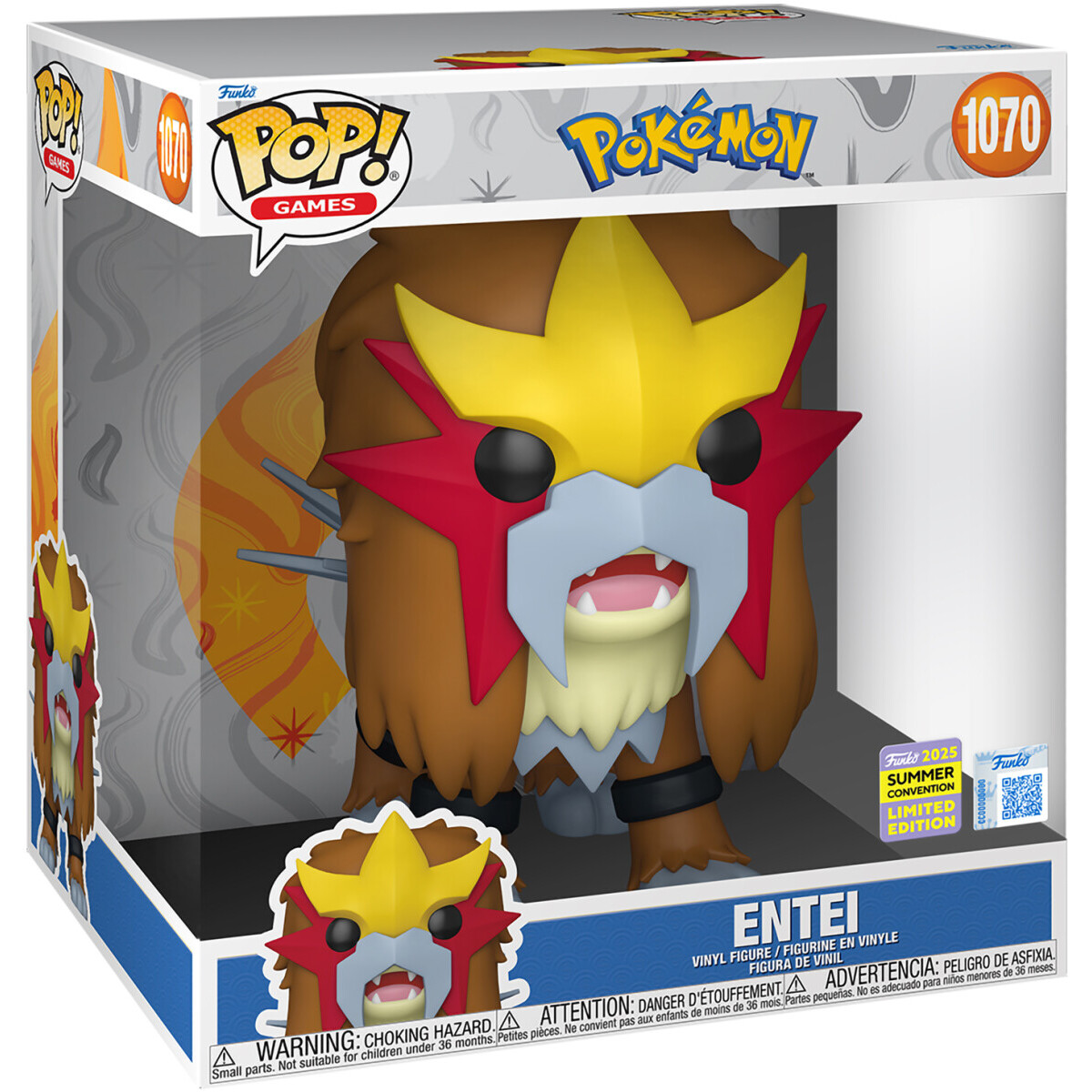 Фигурка Funko POP! Games Pokemon Entei - 78256 - фото 2