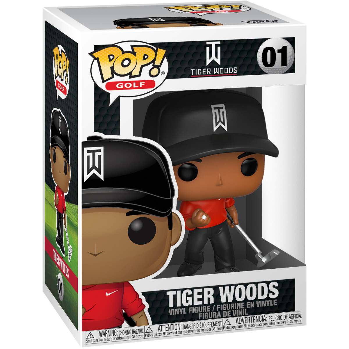 Фигурка Funko POP! Golf Tiger Woods (Red Shirt) - 44715 - фото 2