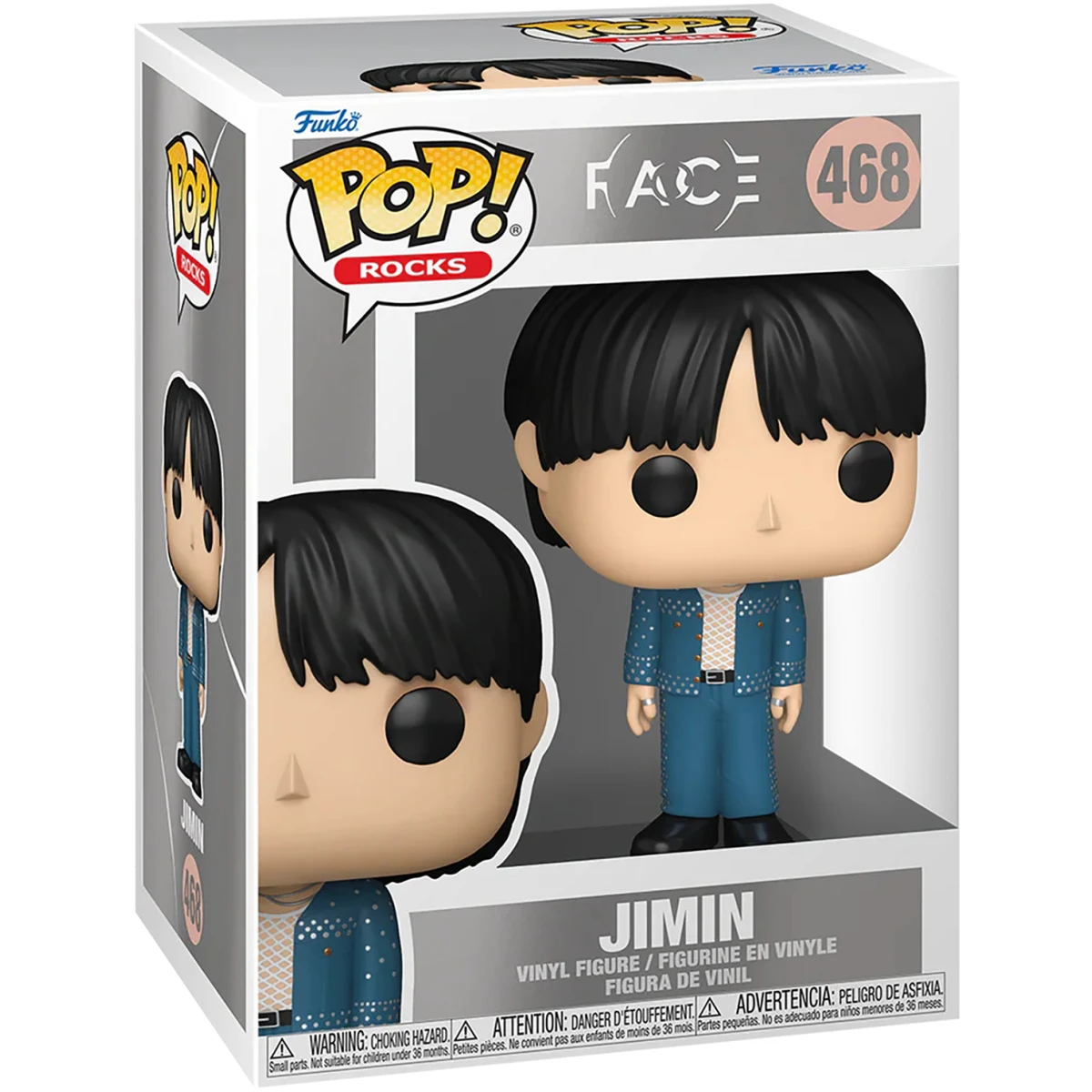 Фигурка Funko POP! Rocks BTS Face Jimin (Like Crazy) - 86343 - фото 2