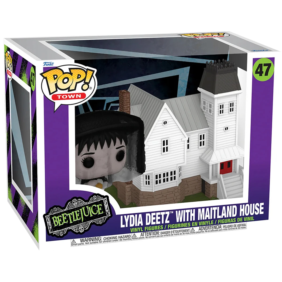 Фигурка Funko POP! Town Beetlejuice Lydia Deetz with Maitland House - 86442 - фото 2