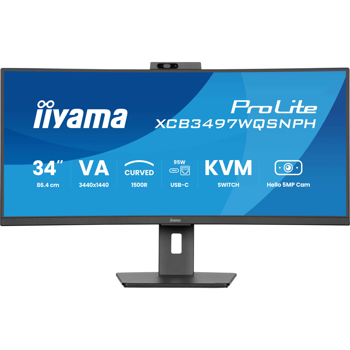 Монитор iiyama 34" ProLite XCB3497WQSNPH-B1