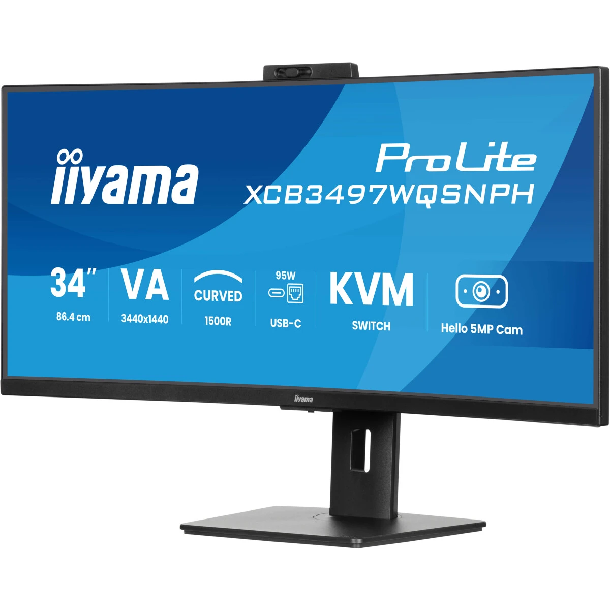 Монитор iiyama 34" ProLite XCB3497WQSNPH-B1 - фото 2