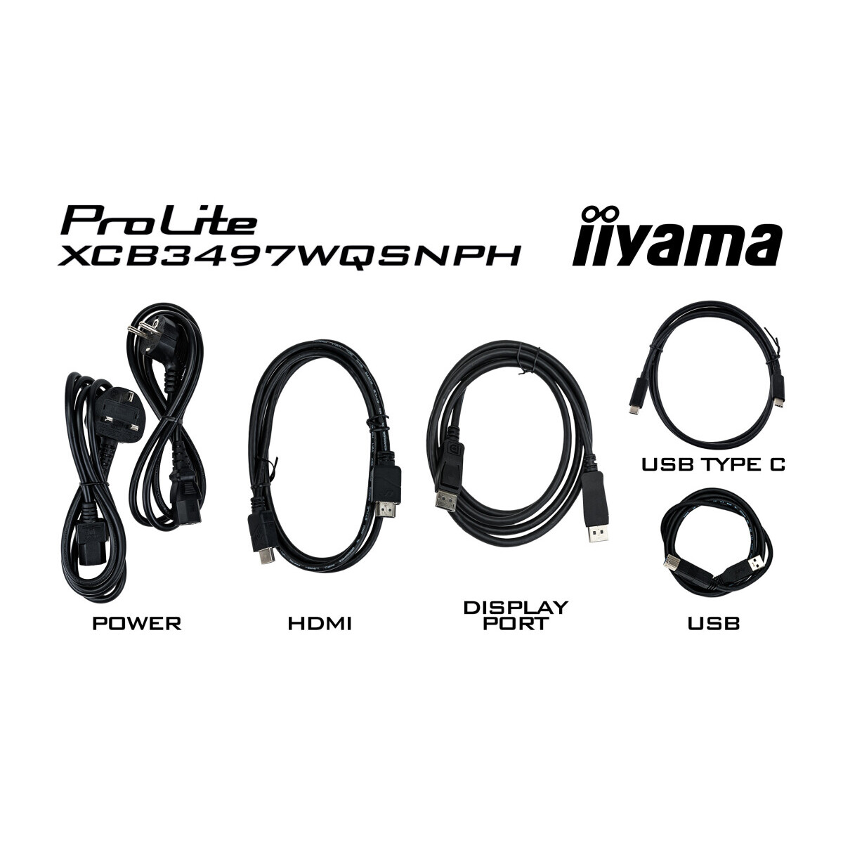 Монитор iiyama 34" ProLite XCB3497WQSNPH-B1 - фото 14