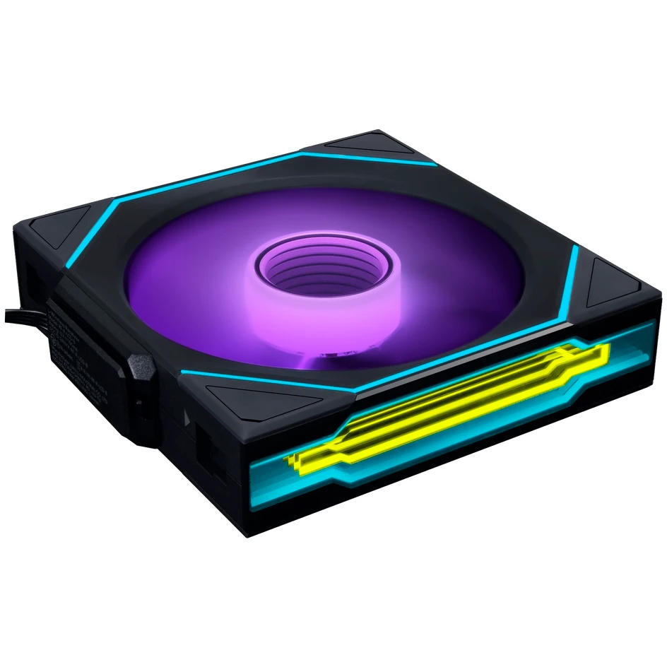 Вентилятор для корпуса Lian Li UNI Fan SL Infinity Wireless 120 Reverse Blade Black - G99.12RSLIN1W1B.R0 - фото 2