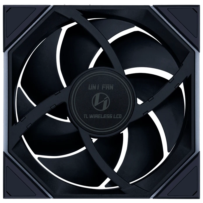 Вентилятор для корпуса Lian Li UNI Fan TL Wireless LCD 140 Reverse Blade Black - G99.14RTLLCD1W1B.R0 - фото 2
