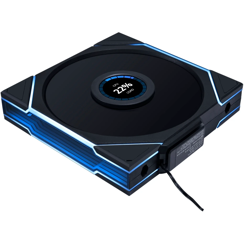 Вентилятор для корпуса Lian Li UNI Fan TL Wireless LCD 140 Reverse Blade Black - G99.14RTLLCD1W1B.R0 - фото 3