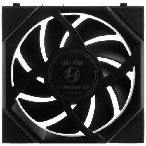 Вентилятор для корпуса Lian Li UNI Fan TL Wireless LCD 120 Reverse Blade Black (3 шт.) - G99.12RTLLCD1W3B.R0 - фото 4