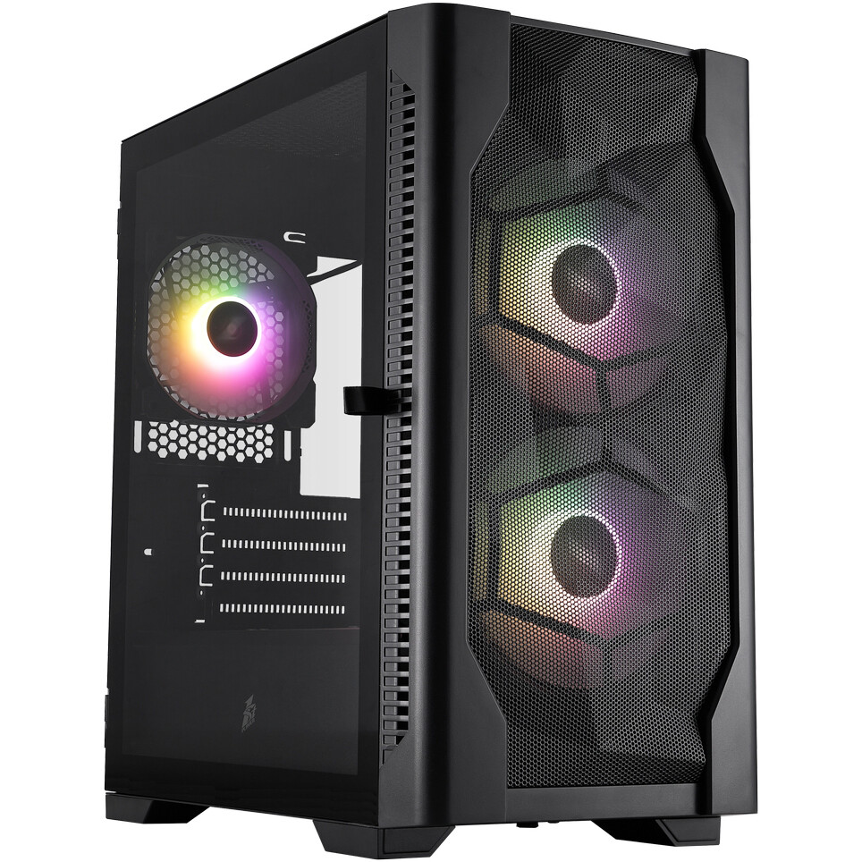 Корпус 1STPLAYER DK D4-M ARGB Black - D4-M-BK-2F7-14-1F7