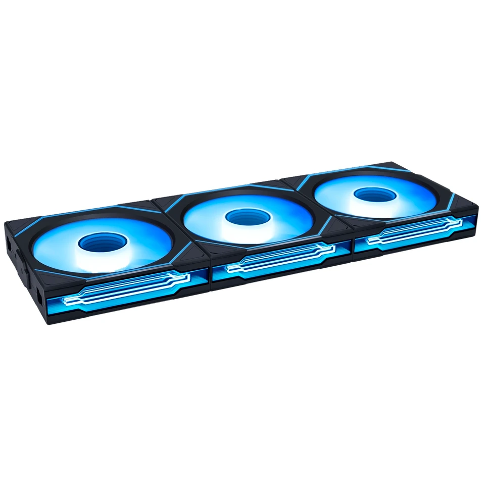 Вентилятор для корпуса Lian Li UNI Fan SL Infinity Wireless 120 Reverse Blade Black (3 шт.) - G99.12RSLIN1W3B.R0 - фото 2