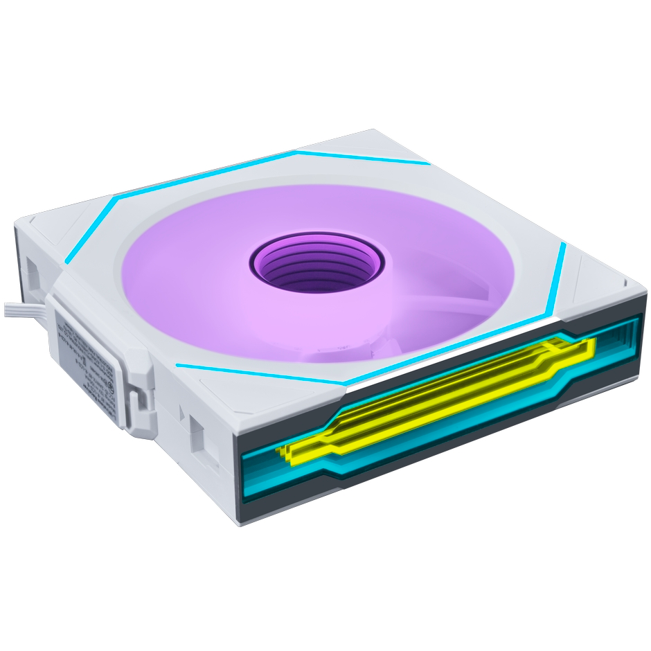 Вентилятор для корпуса Lian Li UNI Fan SL Infinity Wireless 120 Reverse Blade White (3 шт.) - G99.12RSLIN1W3W.R0 - фото 4