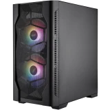Корпус 1STPLAYER DK D4-M FRGB Black (D4-M-BK-2F1P-1F1)