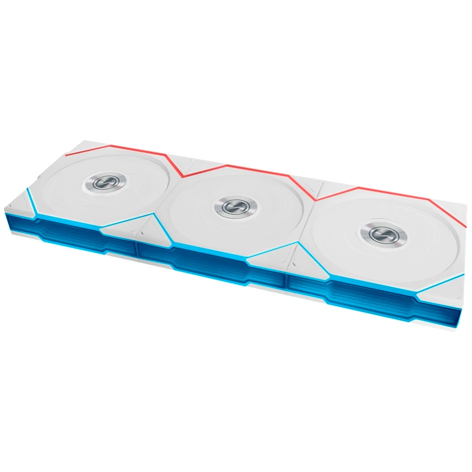 Вентилятор для корпуса Lian Li UNI Fan TL Wireless ARGB 120 Reverse White (3 шт.) - G99.12RTL1W3W.R0 - фото 2