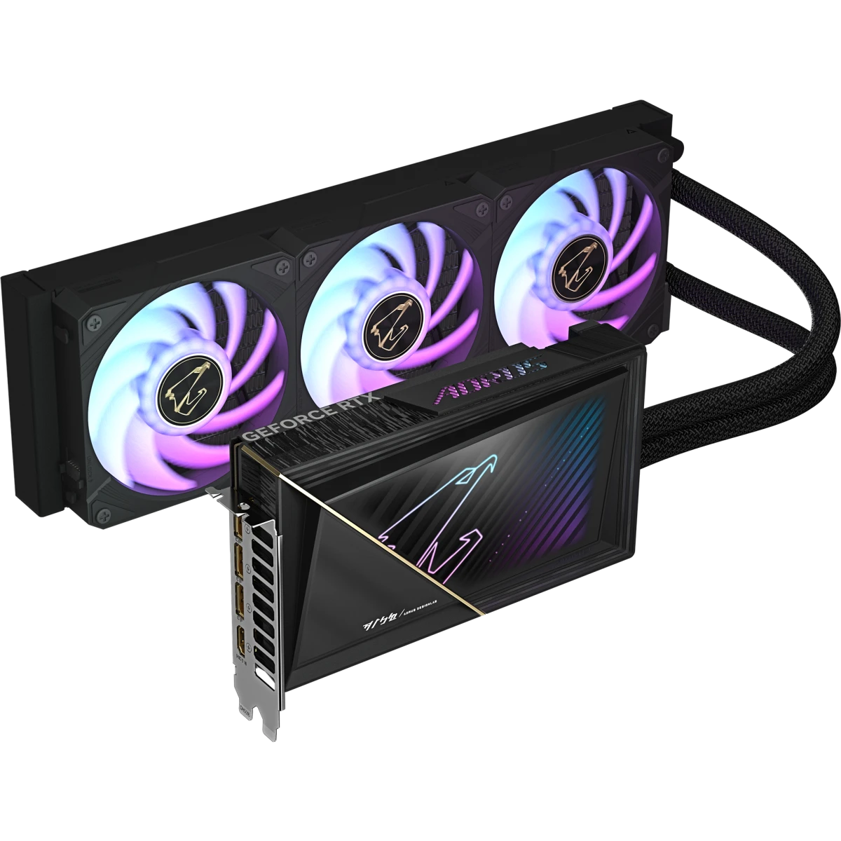 Видеокарта NVIDIA GeForce RTX 5080 Gigabyte AORUS XTREME WATERFORCE OC 16Gb (GV-N5080AORUSX W-16GD)