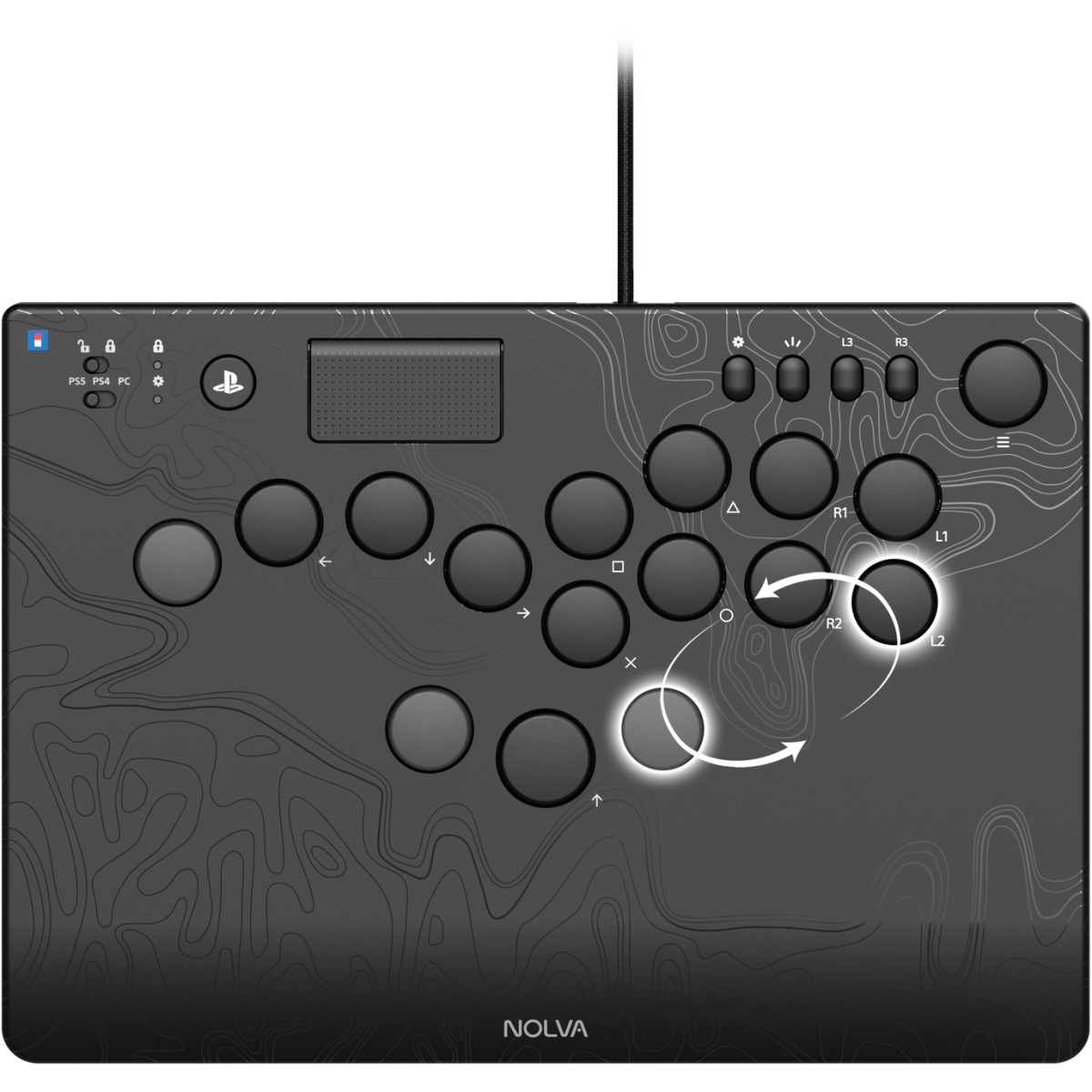 Аркадный контроллер Hori Mechanical All-Button Arcade Controller (SPF-049E) - HR315 (SPF-049E) - фото 3
