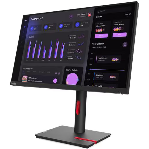 Монитор Lenovo 24" ThinkVision T24i-30 (63CFMAR1CB/63CFXAR1CB) - фото 2