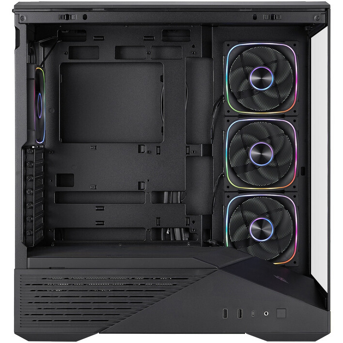 Корпус 1STPLAYER GM7 ARGB Black - GM7-BK-3FN7R-1FN7 - фото 4