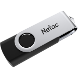 USB Flash накопитель 16Gb Netac U505 USB3.2 Black/Silver (NT03U505N-016G-32BK)