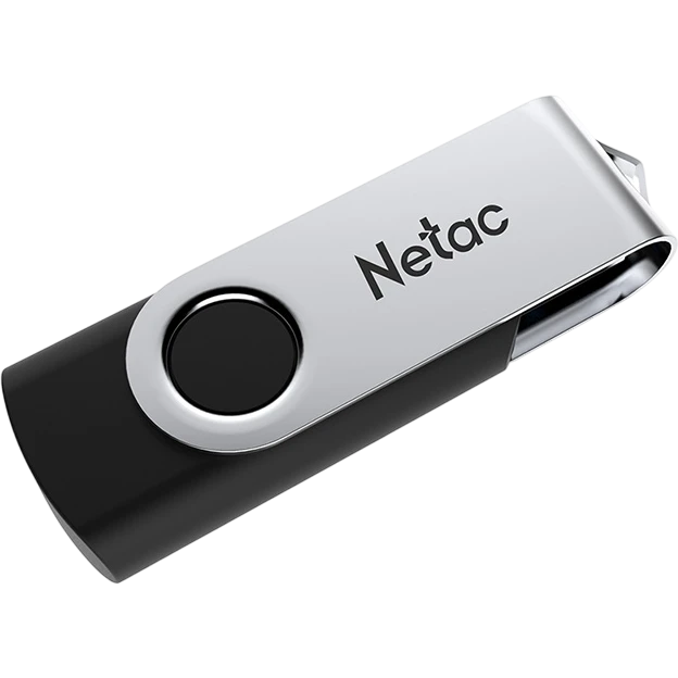 USB Flash накопитель 16Gb Netac U505 USB3.2 Black/Silver - NT03U505N-016G-32BK