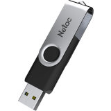 USB Flash накопитель 16Gb Netac U505 USB3.2 Black/Silver (NT03U505N-016G-32BK)