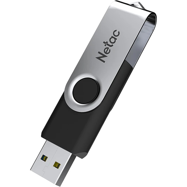 USB Flash накопитель 16Gb Netac U505 USB3.2 Black/Silver - NT03U505N-016G-32BK - фото 2