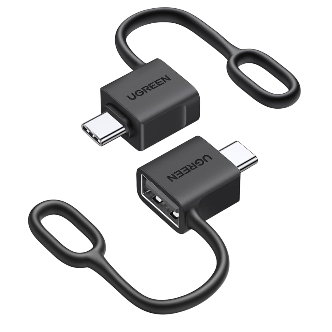 Переходник USB A (F) - USB Type-C (M), UGREEN LS503 (2 шт.) - 65560