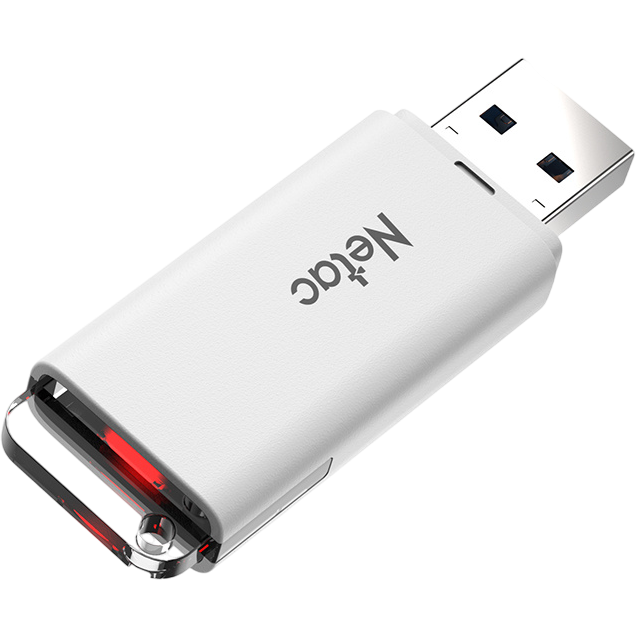 USB Flash накопитель 16Gb Netac U185 USB3.2 White - NT03U185N-016G-32WH - фото 5