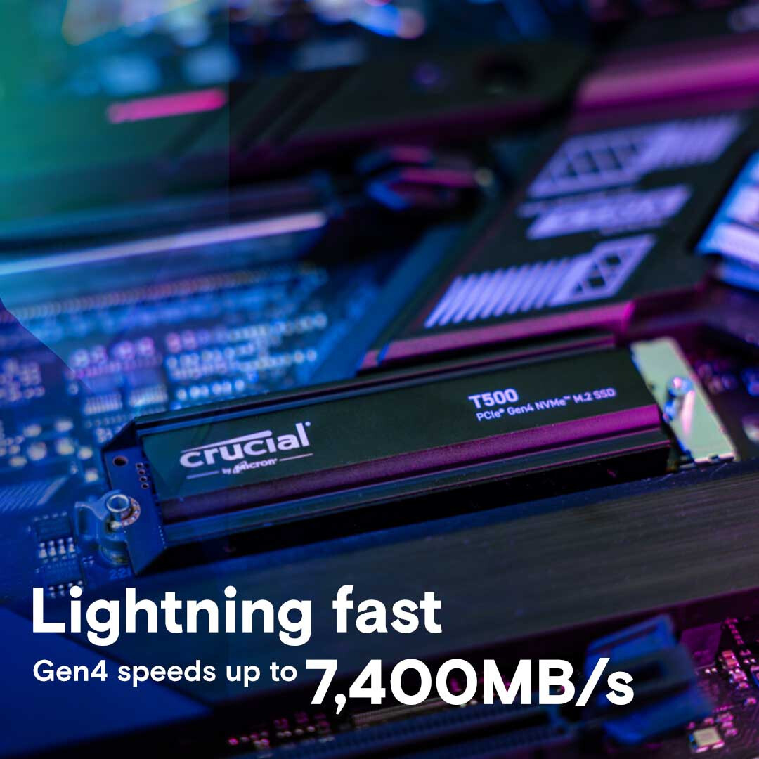 Накопитель SSD 2TB Crucial T500 (CT2000T500SSD5) - фото 3