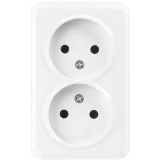 Электрическая розетка SmartBuy SBE-03w-10-S2-N-c