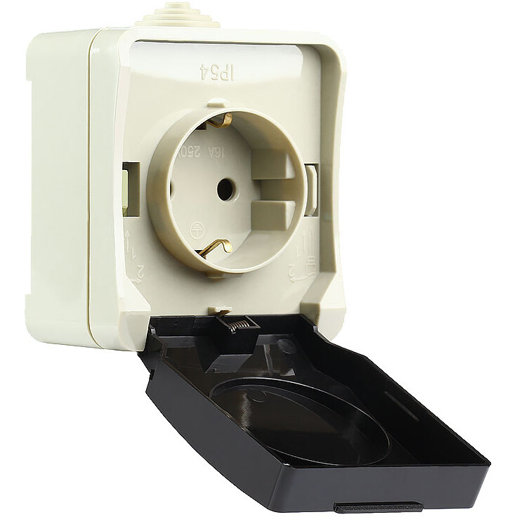 Электрическая розетка SmartBuy SBE-04w-16-S1-Z