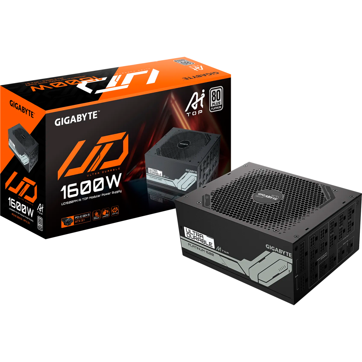 Блок питания 1600W Gigabyte GP-UD1600PM PG5 - фото 7
