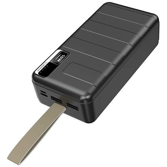 Внешний аккумулятор Qumo PowerAid 30000 Black - T6000 - фото 3