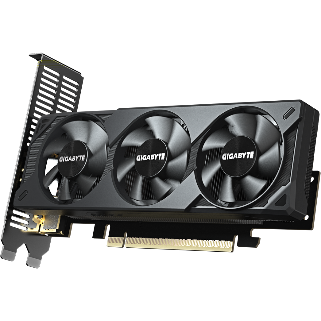 Видеокарта NVIDIA GeForce RTX 5050 Gigabyte Low Profile OC 8GB (GV-N5050OC-8GL)