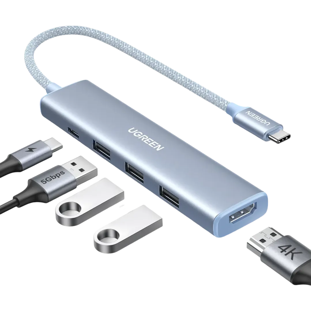 USB-концентратор UGREEN CM478 (35581) Blue