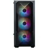 Корпус XASTRA A304 4FRGB Black (A304-4FC12F)