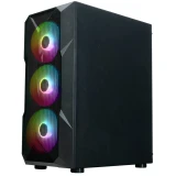 Корпус XASTRA A304 4FRGB Black (A304-4FC12F)