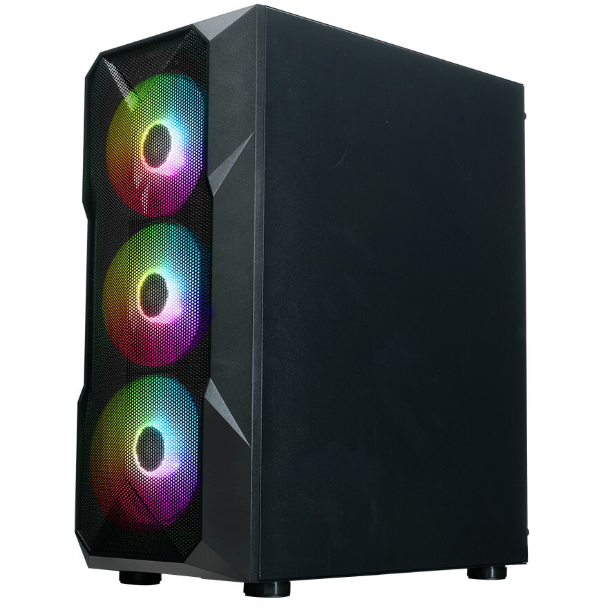 Корпус XASTRA A304 4FRGB Black - A304-4FC12F - фото 4