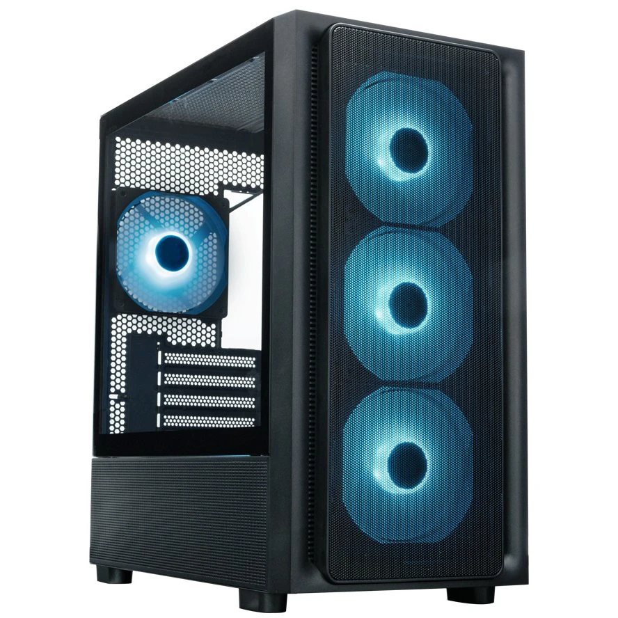 Корпус XASTRA A411M 4ARGB-FC Black - A411M-4FC12A - фото 2