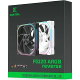 Вентилятор для корпуса XASTRA FG120W ARGB Reverse White (FG120-1WA-SRX)