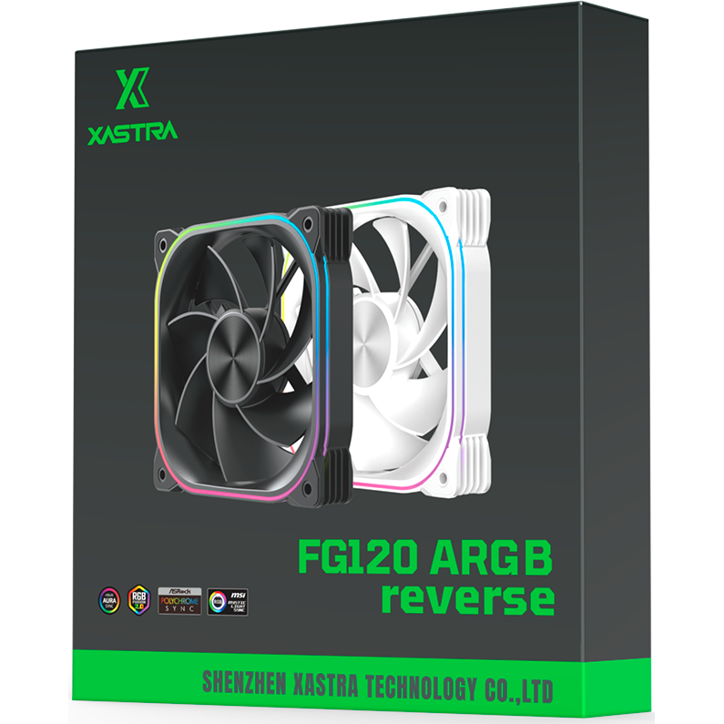 Вентилятор для корпуса XASTRA FG120W ARGB Reverse White - FG120-1WA-SRX - фото 9