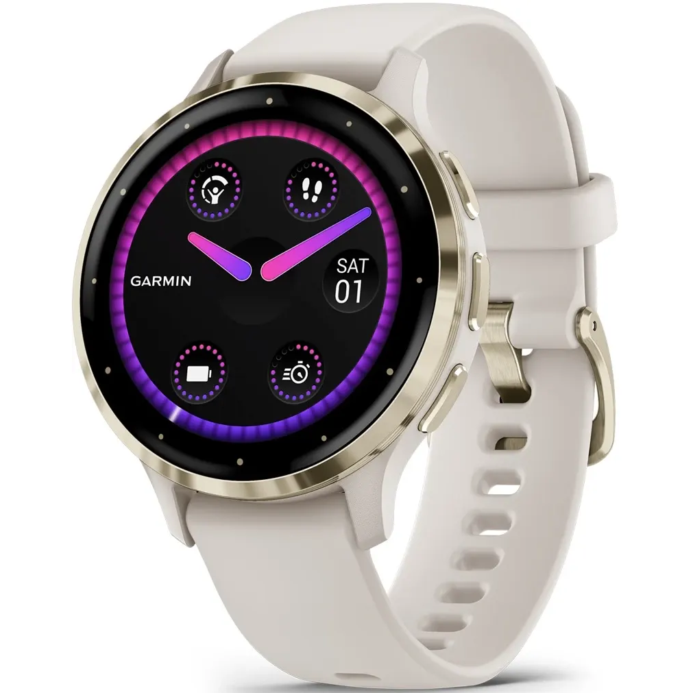Умные часы Garmin Venu 3s Ivory/Soft Gold