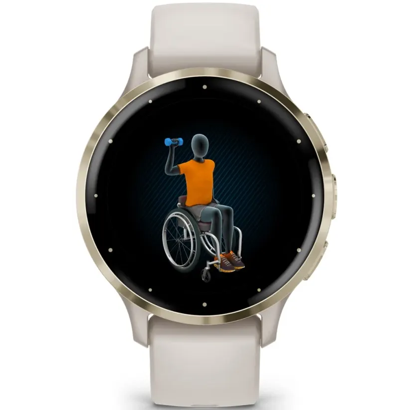 Умные часы Garmin Venu 3s Ivory/Soft Gold - 010-02785-04 - фото 5