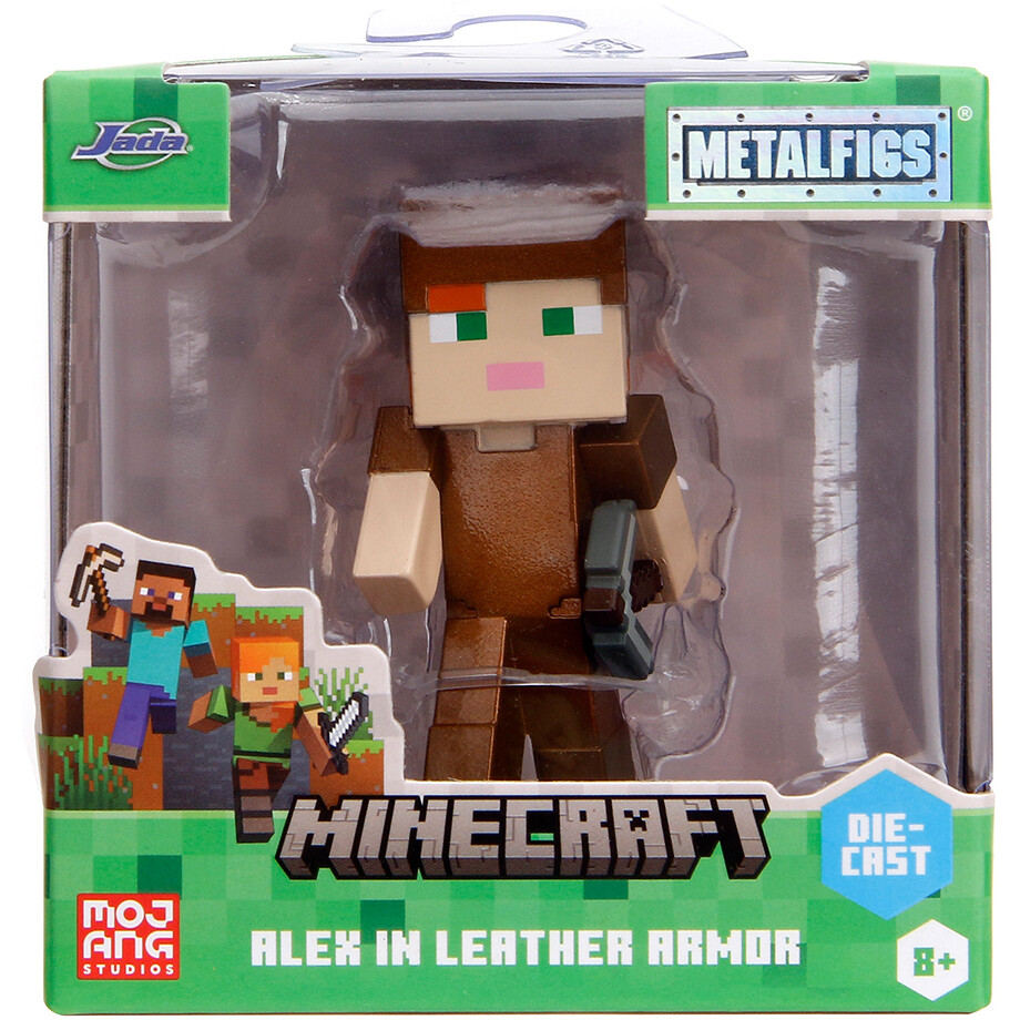 Фигурка Jada Toys Metalfigs Minecraft Alex in Leather Armor - 34339 - фото 7
