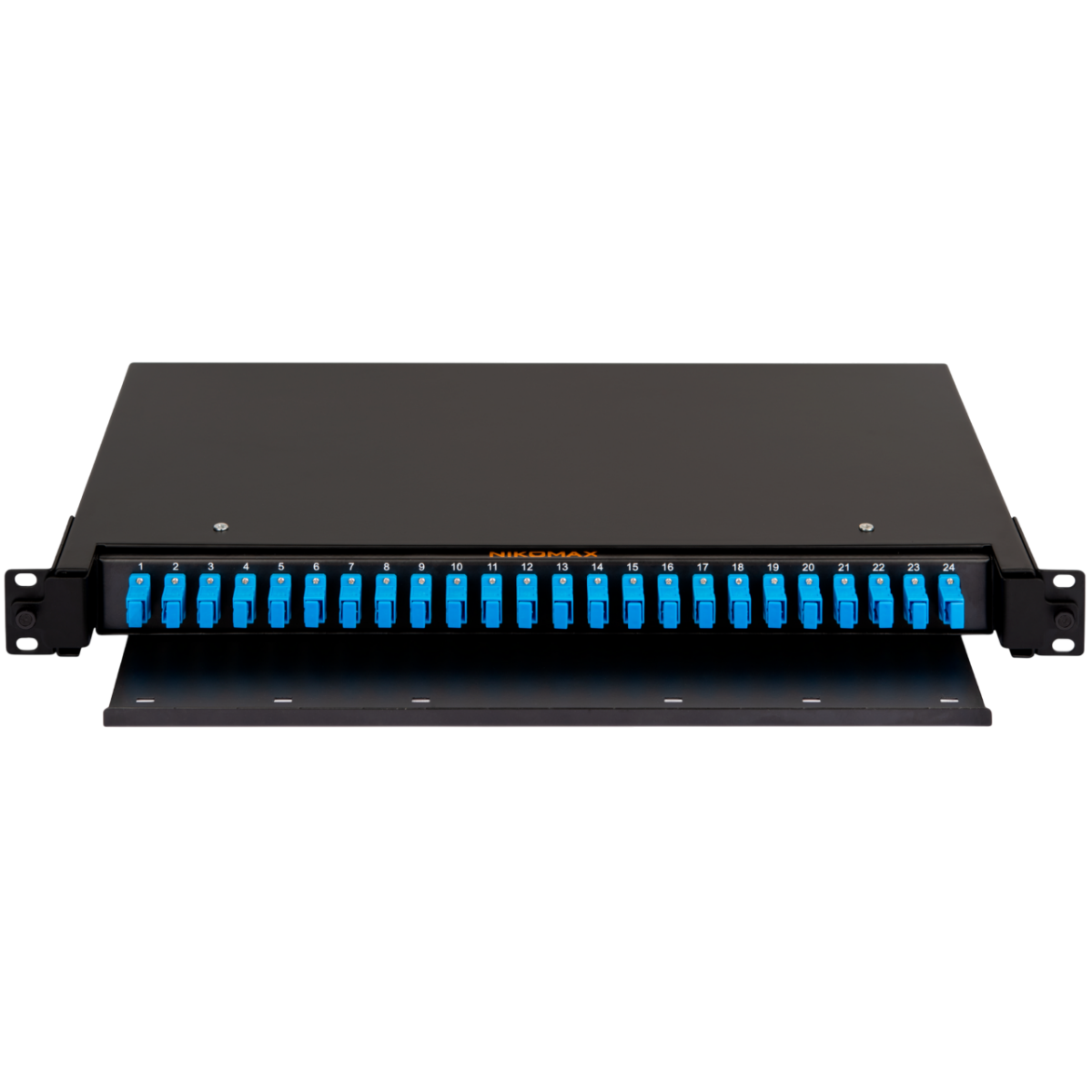 Оптический кросс NIKOMAX NMF-RP24SCUS2-TS-P1-1U-BK