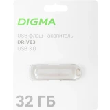 USB Flash накопитель 32Gb Digma DRIVE3 (DGFUM032A30SR)