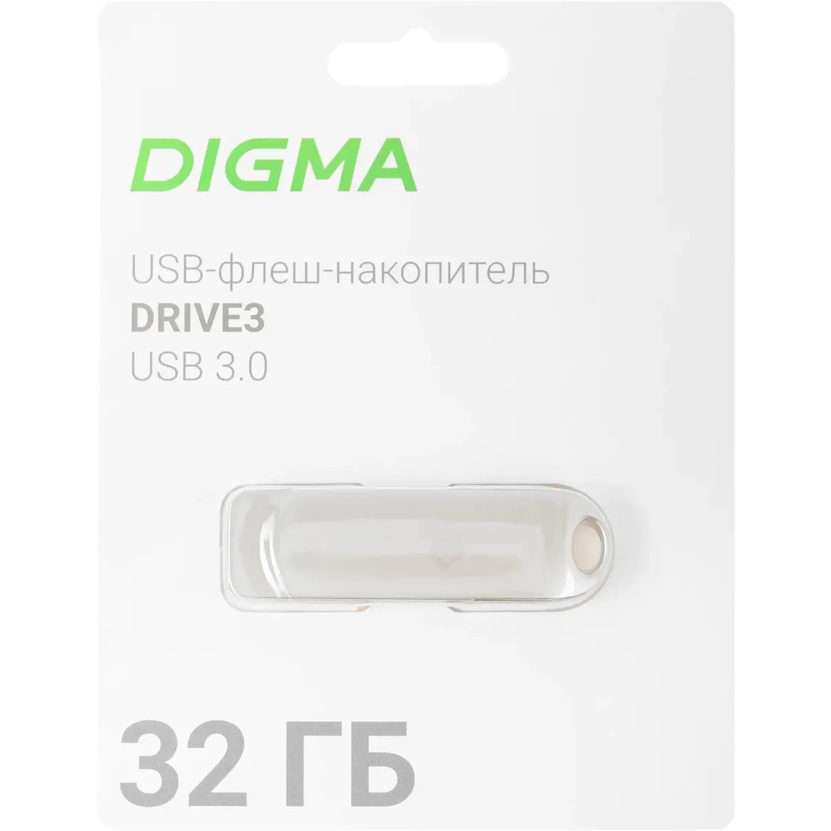 USB Flash накопитель 32Gb Digma DRIVE3 (DGFUM032A30SR) - фото 2
