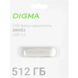 USB Flash накопитель 512Gb Digma DRIVE3 (DGFUM512A30SR)